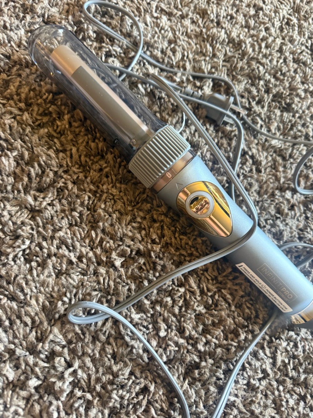 Gray Curling Iron Hair Styler - Gray